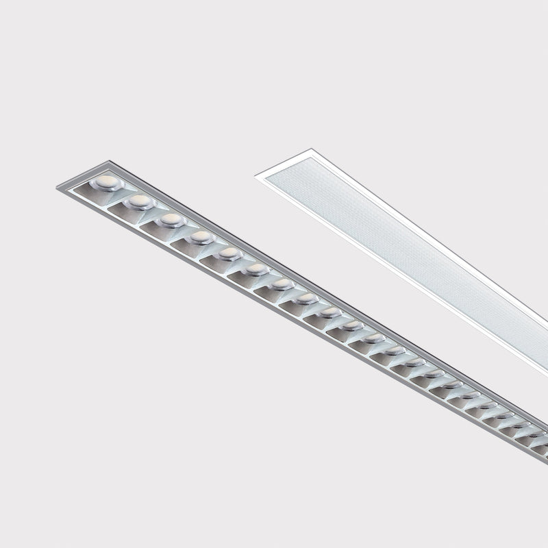 Lightnet - Decken-/Wandleuchte LED-Einbauleuchte LF5AEE-830E-L905 3000K, silber