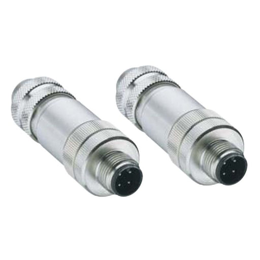 Leuze - Rundsteckverbinder, feldkonfektionierbar (Industriesteckverbinder) Set Stecker AC-MLC-END