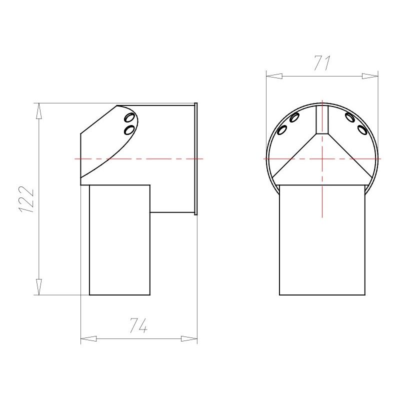 Kaiser - Dose, Gehäuse für Montage in der Wand/Decke HW-Elektronikdose 9268-94 ECONFlexluftdicht