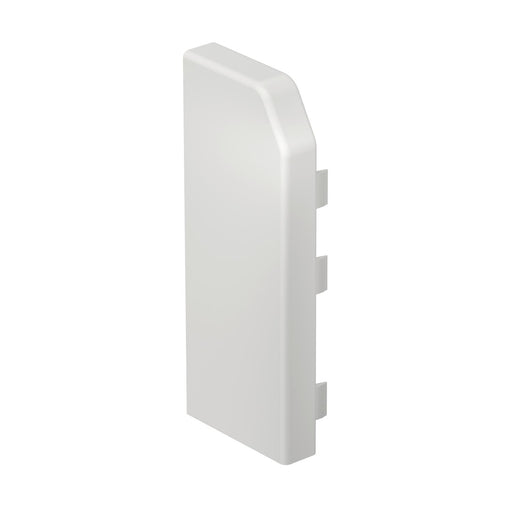 Rehau - Endstück für Sockelleistenkanal RAUDUO Endstück links RD ESL40105 rws 40/105 RAL9010 − 10 Stück