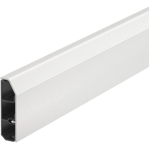 Rehau - Sockelleistenkanal komplett SL Kanal SL 2070 rws 20/70 rws − 2 Meter