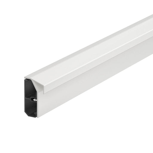 Rehau - Sockelleistenkanal komplett SL-T Kanal SLT 2050 rws 20/50 rws − 2 Meter