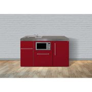 Stengel - Mini-Küche Miniküche Premiumline MPGSMBR150KSGSGKFlBr Bordeauxrot