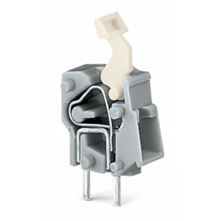 WAGO - Leiterplattenklemme Anreihbare Leiterplattenk. 257-846 Drücker,2,5mm²,or − 100 Stück