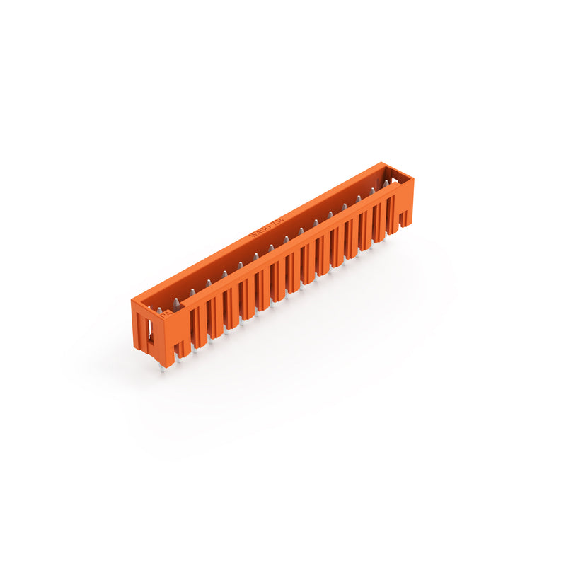 WAGO - Leiterplattensteckverbinder THT-Stiftleiste Lötstift 734-246 1,0x1,0,gerade,or − 50 Stück