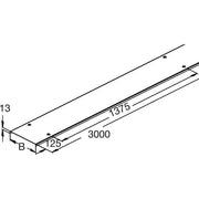 Rico - Deckel für Kabeltragsystem Abdeckung 15W12-100-R für Kabelrinnen