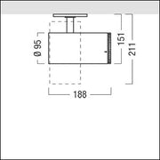 Zumtobel Group - Downlight/Strahler/Flutlicht LED-Strahler V2 M 1500- #62923744 940, sw