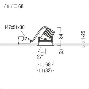 Zumtobel Group - Downlight/Strahler/Flutlicht LED - Downlight PANOS INF #60816932 3000K
