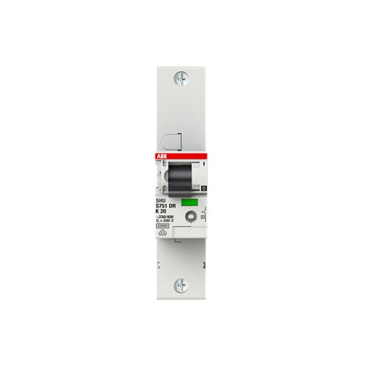 ABB Stotz S&J - Selektiver Hauptleitungsschutzschalter Haupleitungsschutzschalter S751DR-K20 20A K 25kA 1P