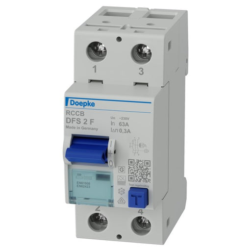 Doepke - Fehlerstrom-Schutzschalter FI-Schalter DFS2 063-2/0,30-F