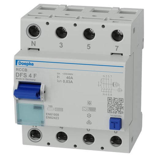 Doepke - Fehlerstrom-Schutzschalter FI-Schalter DFS4 040-4/0,03-F