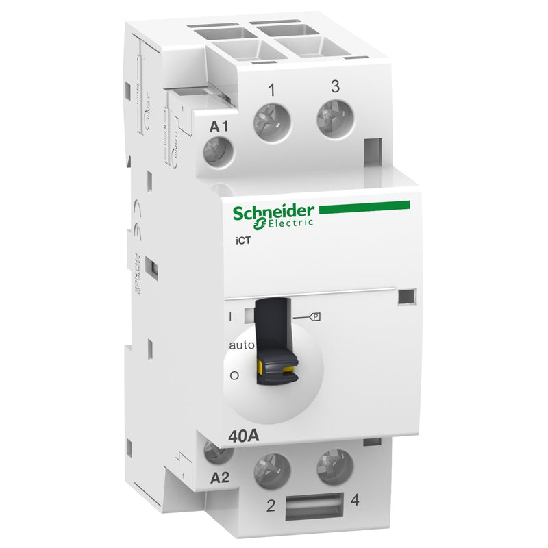Schneider Electric - Installationsschütz für Reiheneinbau Vorwahlschütz A9C21162 2S 63A 24VAC