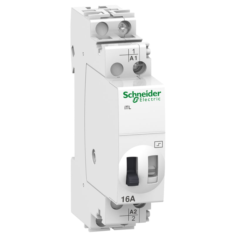 Schneider Electric - Stromstoßschalter Fernschalter ITL A9C30011 1P 16A 12VAC − 1 Stück