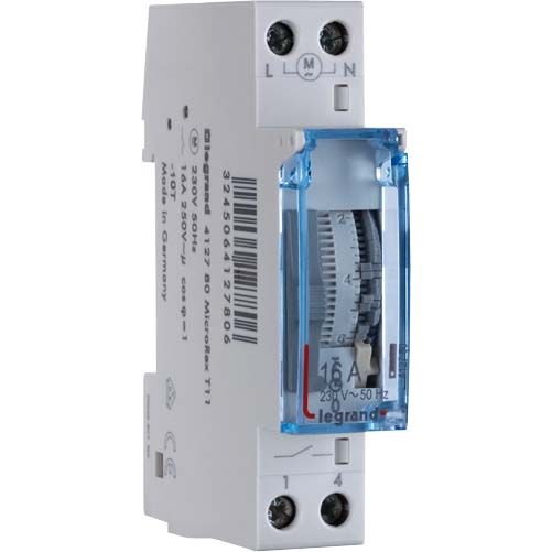 Legrand - Verteilerschaltuhr analog Wochenschaltuhr syn. Legrand 412783 230V 50Hz