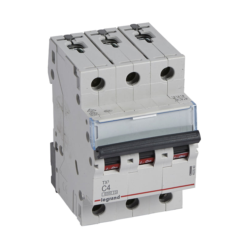 Legrand - Leitungsschutzschalter Legrand 403540 C4A 3P 6kA