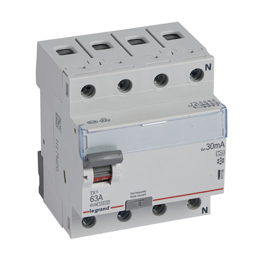 Legrand - Fehlerstrom-Schutzschalter Legrand 411766 63A 4P 30mA − 1 Stück