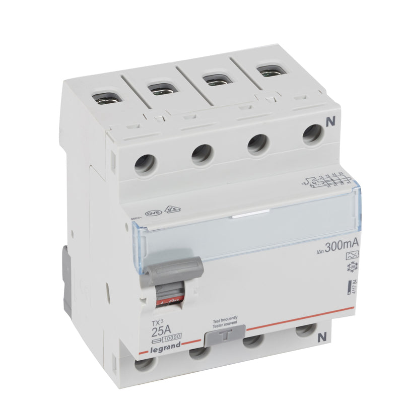 Legrand - Fehlerstrom-Schutzschalter Legrand 411784 25A 4P 300mA