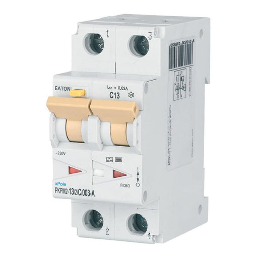 Eaton - Kombination FI-Schalter/Leitungsschutzschalter FI/LS-Schalter PKPM2-13/2/C/003-A 13A, 30mA, A