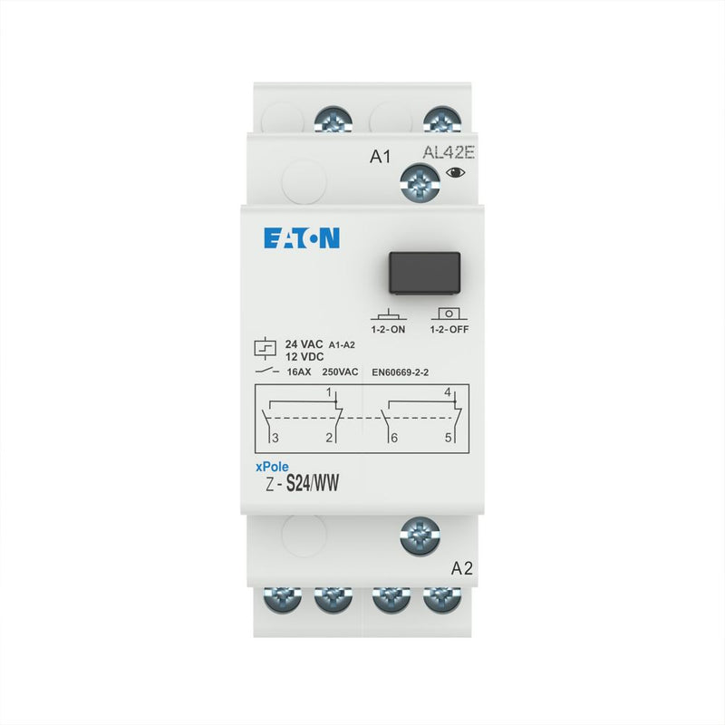 Eaton - Stromstoßschalter Stromstossschalter Z-S24/WW 24AC/12DC, 2W, 16A