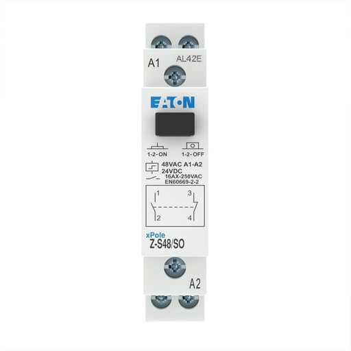 Eaton - Stromstoßschalter Stromstossschalter Z-S48/SO 48AC/24DC, 1S+1Ö,16A