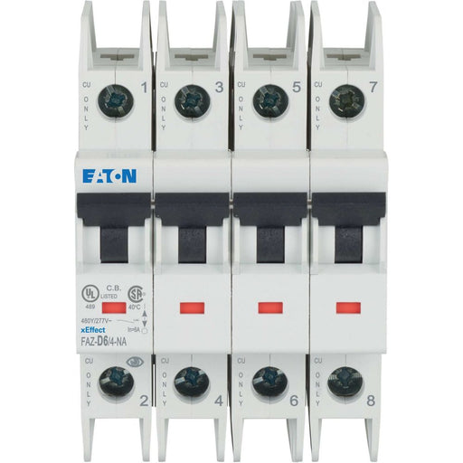 Eaton - Leitungsschutzschalter FAZ-D6/4-NA 6A Charakt.: D, NA