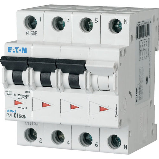 Eaton - Leitungsschutzschalter 3p. FAZT-C1/3N 1A Charakt.: C