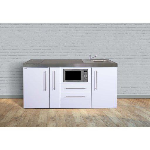 Stengel - Mini-Küche Miniküche Premiumline MPM180AMWIKFliBre2Sn weiß