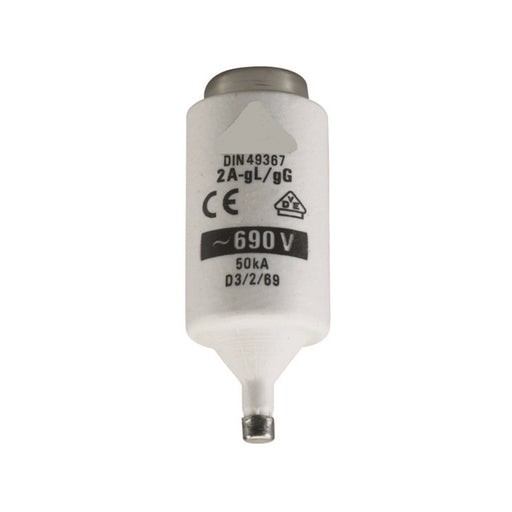 Mersen - D-Sicherungseinsatz Sicherungseinsatz gG DIIIGG69V25 DIII AC690V 25A − 25 Stück