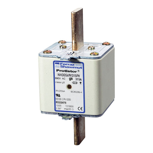 Mersen - Messersicherung Sicherungseinsatz NH gS NH3GS69V630PV Gr.3 630A sfü KM