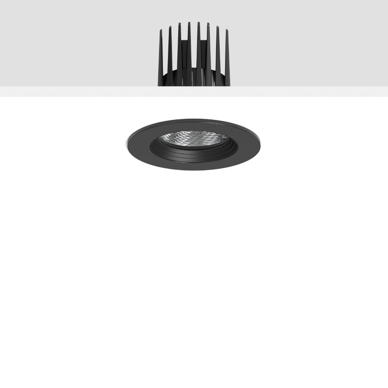 RZB - Downlight/Strahler/Flutlicht LED-Einbaudownlight 901748.003 930, schwarz