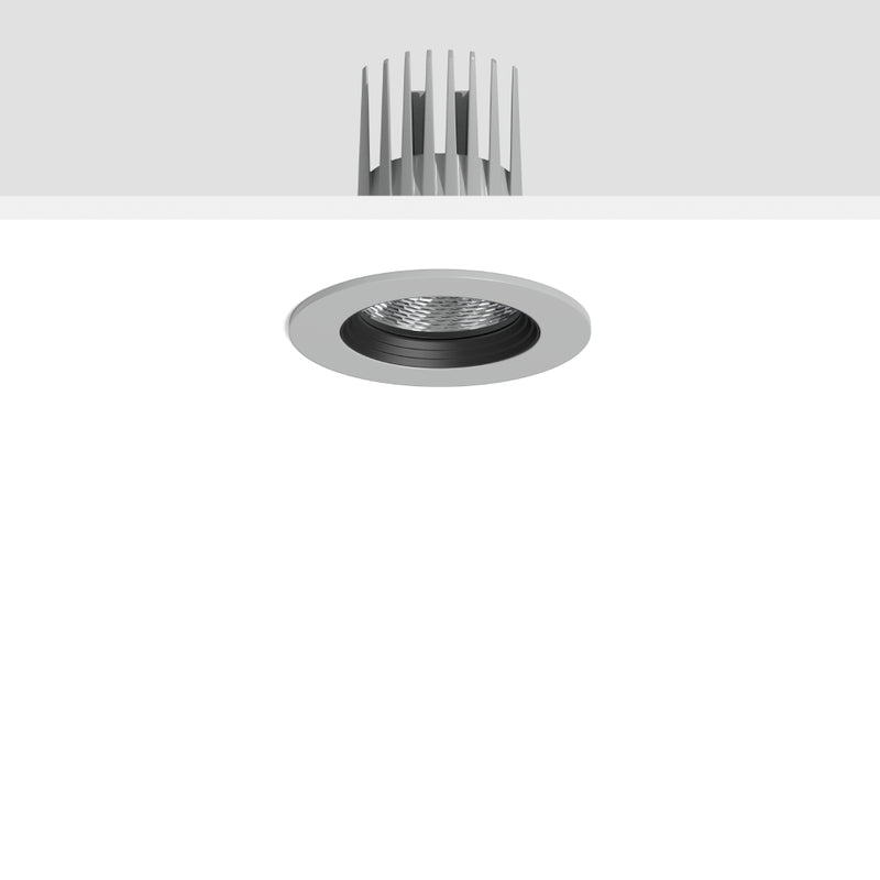 RZB - Downlight/Strahler/Flutlicht LED-Einbaudownlight 901748.004.3.76 935, DALI, silber