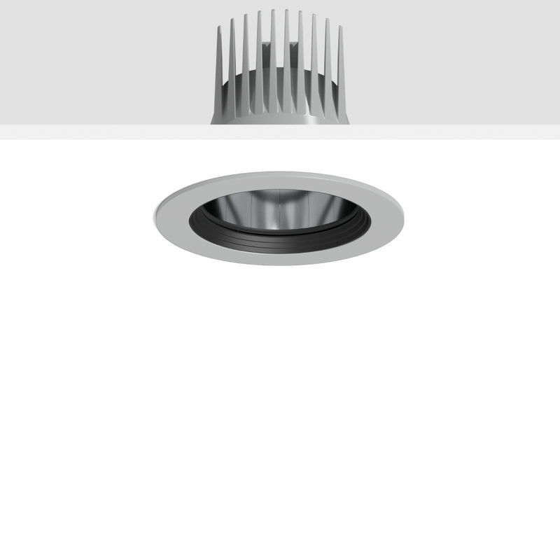 RZB - Downlight/Strahler/Flutlicht LED-Einbaudownlight 901764.004.3 935, silber