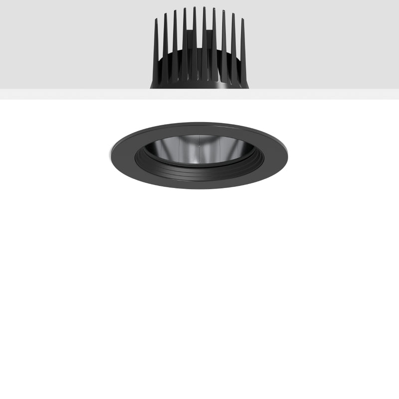 RZB - Downlight/Strahler/Flutlicht LED-Einbaudownlight 901765.003.76 930, DALI, schwarz