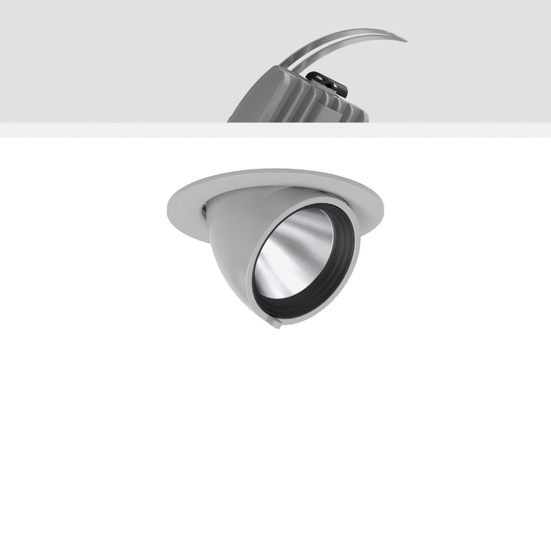 RZB - Downlight/Strahler/Flutlicht LED-Einbaustrahler 911576.004.2.76 927, DALI, silber