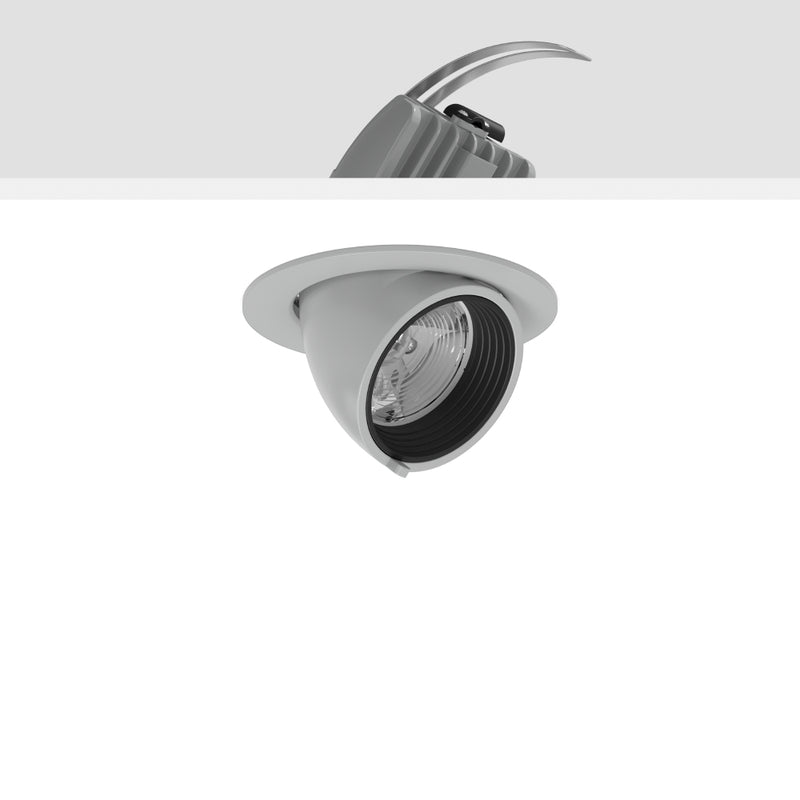 RZB - Downlight/Strahler/Flutlicht LED-Einbaustrahler 911577.004.3 935, silber