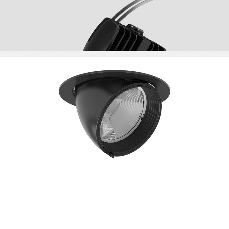 RZB - Downlight/Strahler/Flutlicht LED-Einbaustrahler 911597.003.2.76 927, DALI, schwarz