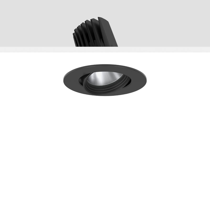 RZB - Downlight/Strahler/Flutlicht LED-Einbaustrahler 911629.003.3.76 935, DALI, schwarz