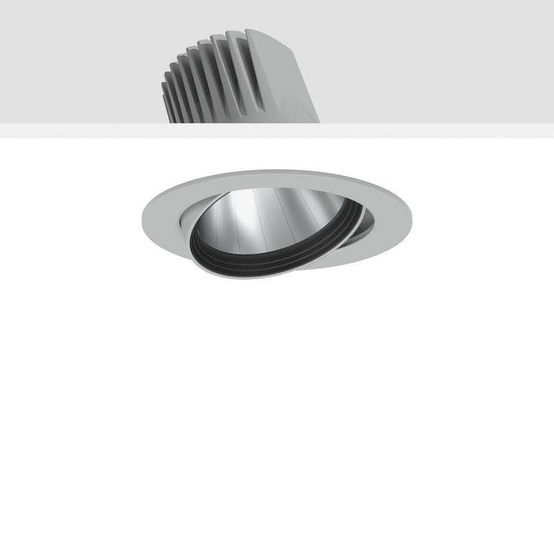 RZB - Downlight/Strahler/Flutlicht LED-Einbaustrahler 911643.004.76 930, DALI, silber