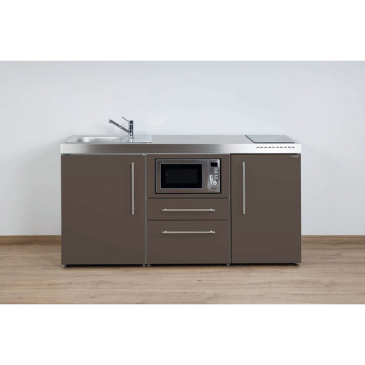 Stengel - Mini-Küche Miniküche Premiumline MPMMM170KSMWIKFreBlS Mokka metallic
