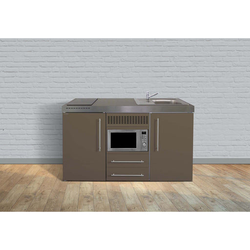 Stengel - Mini-Küche Miniküche Premiumline MPMMM150KSMWIKFliBre Mokka metallic