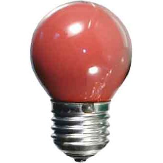 Scharnberger+Hasenbein - Allgebrauchsglühlampe Tropfenform Tropfenlampe E27 230V 7W ( 40290 .5) rot