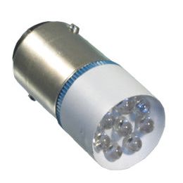 Scharnberger+Hasenbein - Anzeige- und Signallampe Cluster LED 16x38mm Ba15d 35472 24-28VAC/DC gelb