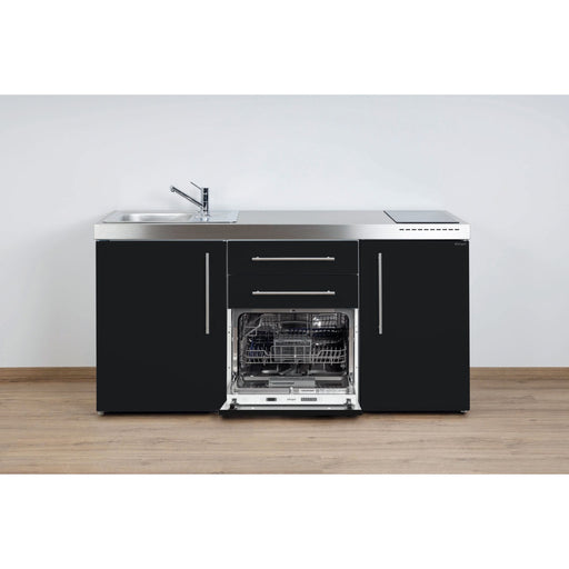 Stengel - Mini-Küche Miniküche Premiumline MPGSSM170GSIKFreBli Schwarz matt