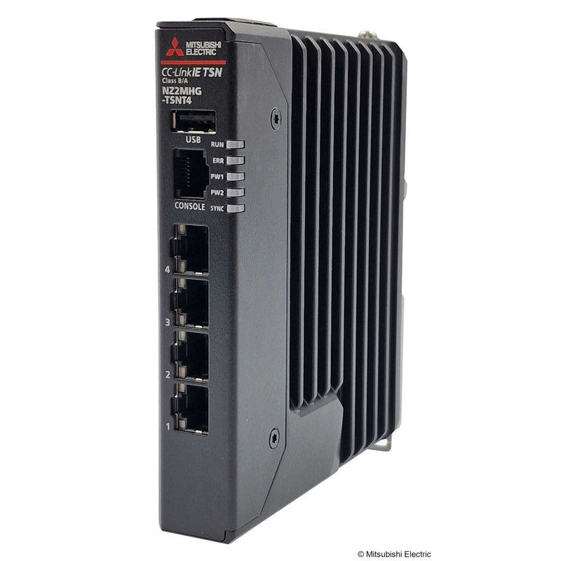 Mitsubishi Electric - SPS-Kommunikations-Modul Industrial Managed Switch NZ2MHG-TSNT4