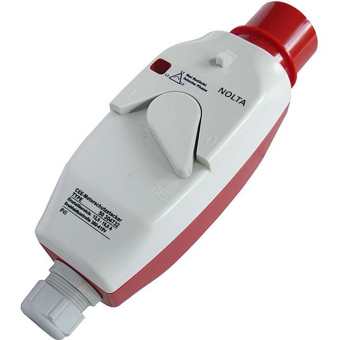 Nolta - Motorschutzstecker CEE-Motorschutzstecker 50 304731 16A, 5pol. 9,0-12,5A − 1 Stück
