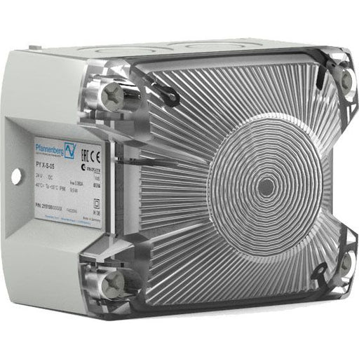 Pfannenberg - Blitzleuchte PY X-S-0524VDCCL7035 klar,24DC,5J,IP66