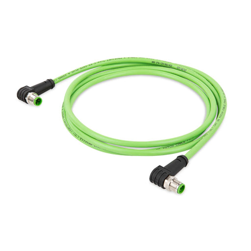 WAGO - Patchkabel Kupfer Industrie ETHERNET-Leitung M12D-St. 756-1204/060-200 winklig,grün