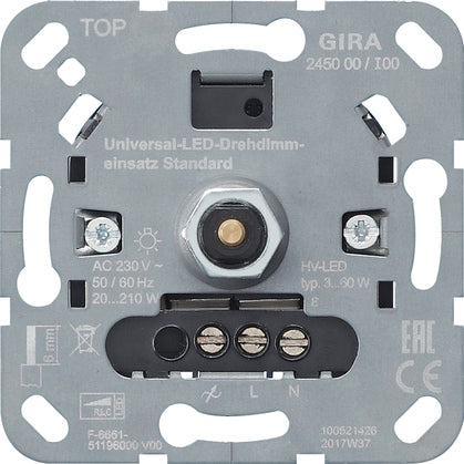 Gira - Dimmer LED-Univers.-Dimmereinsatz 245000 Standard