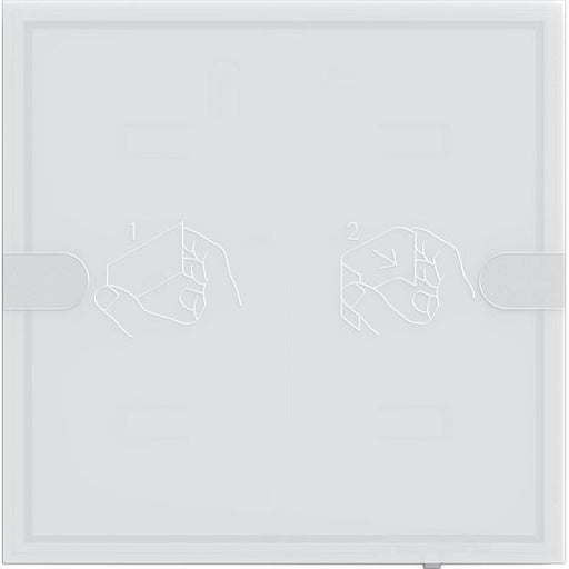 Gira - Bussystem-Tastsensor KNX Tastsensor 4 5001003 Komfort 1f TS4 ws