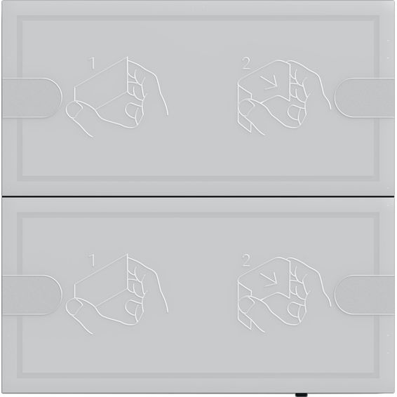 Gira - Bussystem-Tastsensor KNX Tastsensor 4 5002028 Komf. 2f TS4 anthr